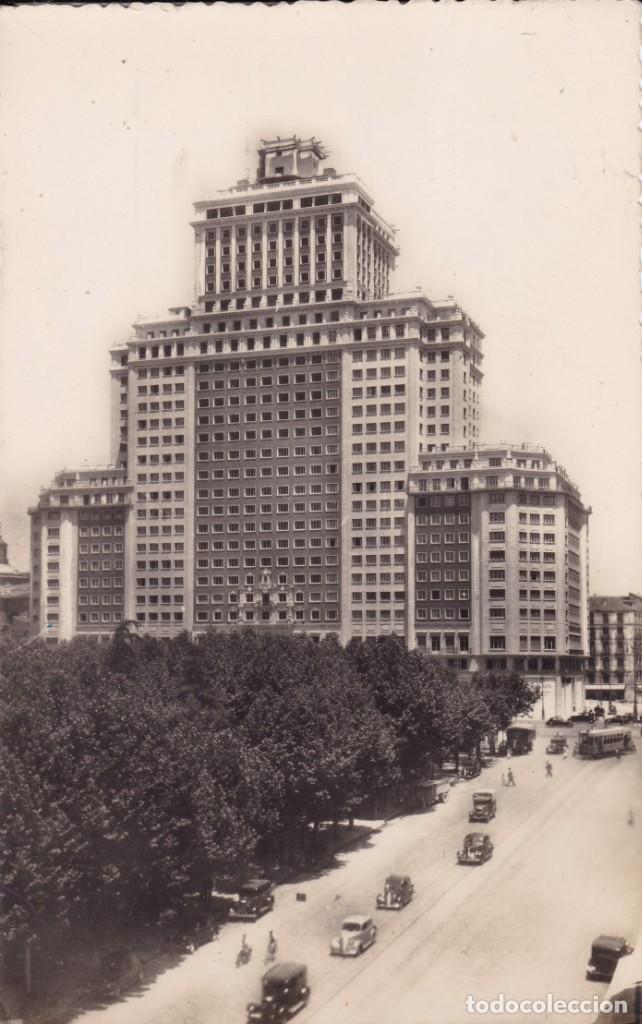Postales: 68 Madrid edificio Espa&ntilde;a (escrita) - Foto 1