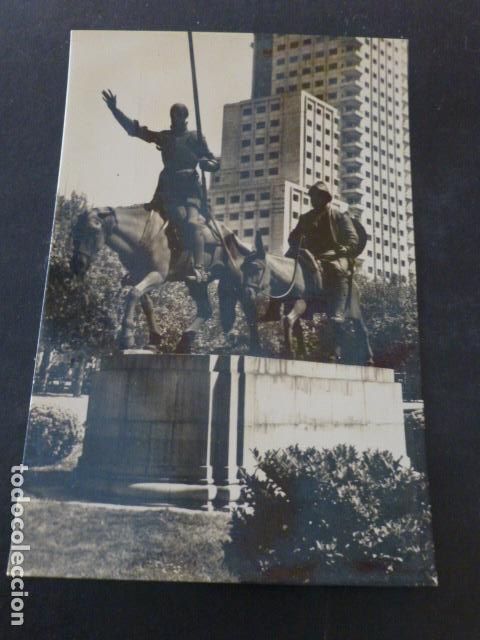 Postales: MADRID MOMUMENTO A CERVANTES - Foto 1