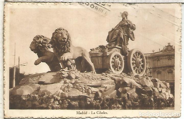 Postales: MADRID CIBELES ESCRITA - Foto 1