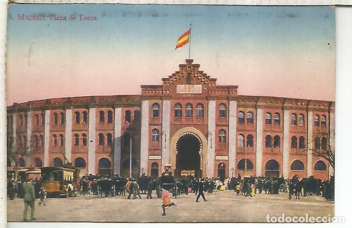 Postales: MADRID PLAZA DE TOROS ESCRITA - Foto 1