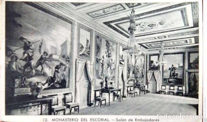 Postales: Monasterio del Escorial. 13 Sal&oacute;n de Embajadores. Roisin. Nueva. Color