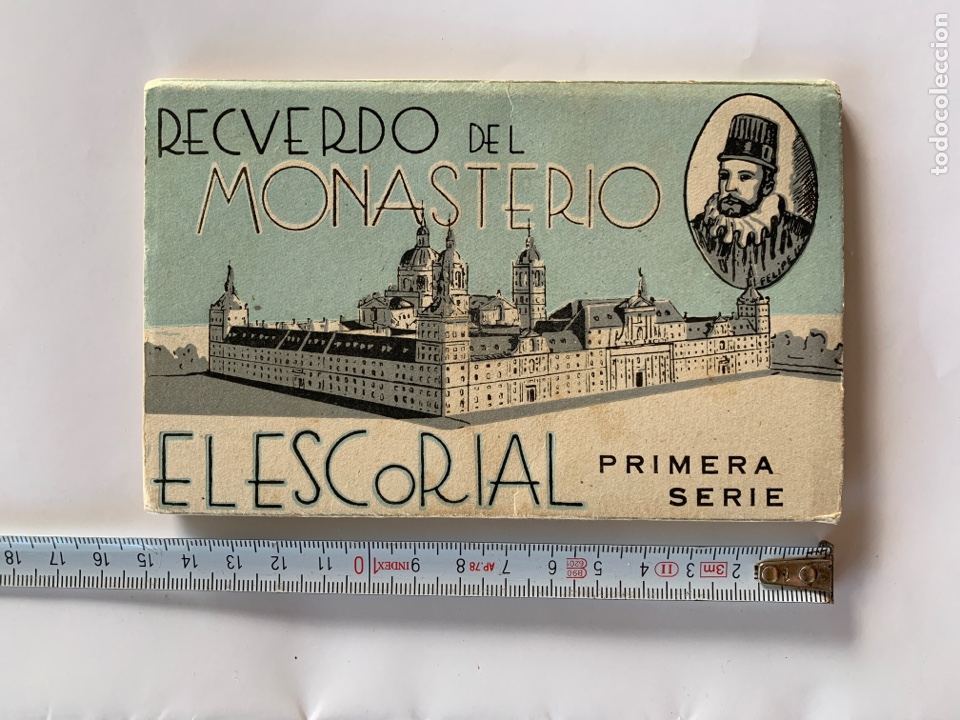 Postkarten: BLOC POSTAL DESPLEGABLE. RCDO. DEL MONASTERIO DEL ESCORIAL. PRIMERA SERIE. HELIOTIPIA ART&Iacute;STICA ESP