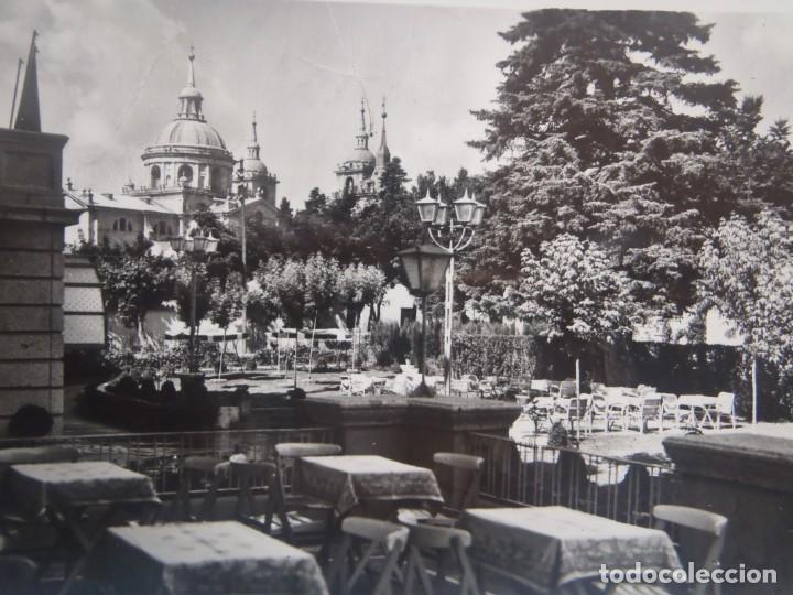 Cartoline: EL ESCORIAL - MONASTERIO Y JARDIN HOTEL VICTORIA PALACE - 1964
