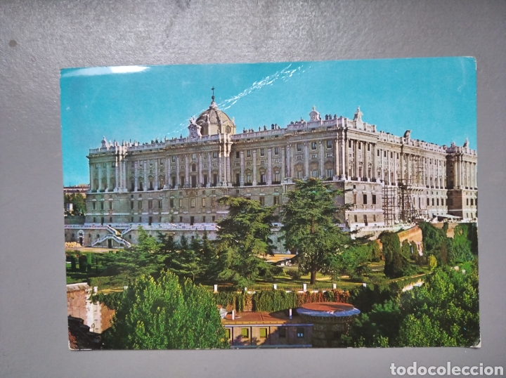 Postales: Postal 41 Madrid palacio real circulada 1966 - Foto 1