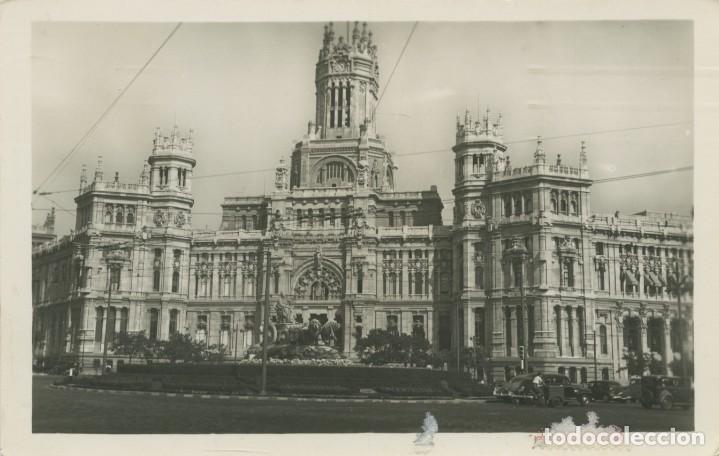 Cartoline: N&ordm; 11-MADRID. Palacio de Comunicaciones. Circulada en 1953. EDICIONES C. C.