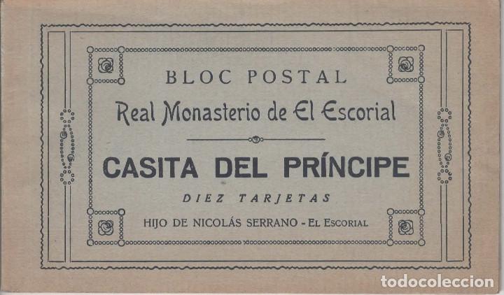 Cartoline: BLOC POSTAL REAL MONASTERIO DE EL ESCORIAL casita del pr&iacute;ncipe diez tarjetas