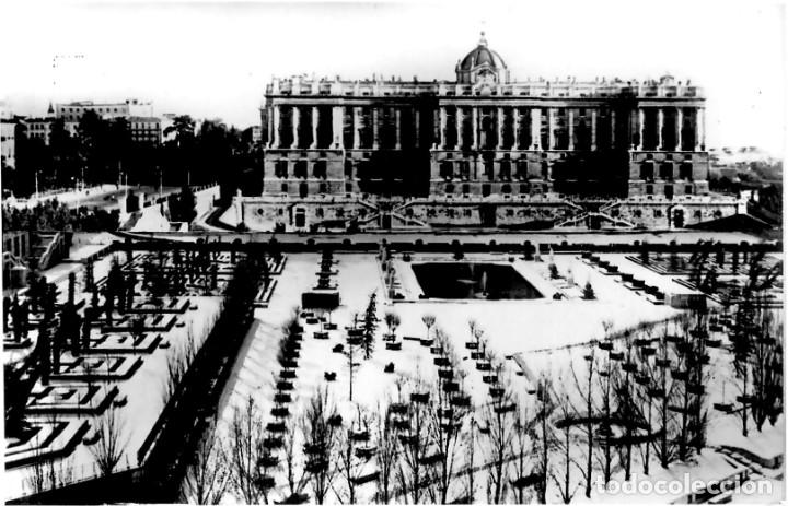 Cartoline: N&ordm; 103-MADRID NEVADO. Palacio Nacional. Sin circular. ED. POSTALES BEA