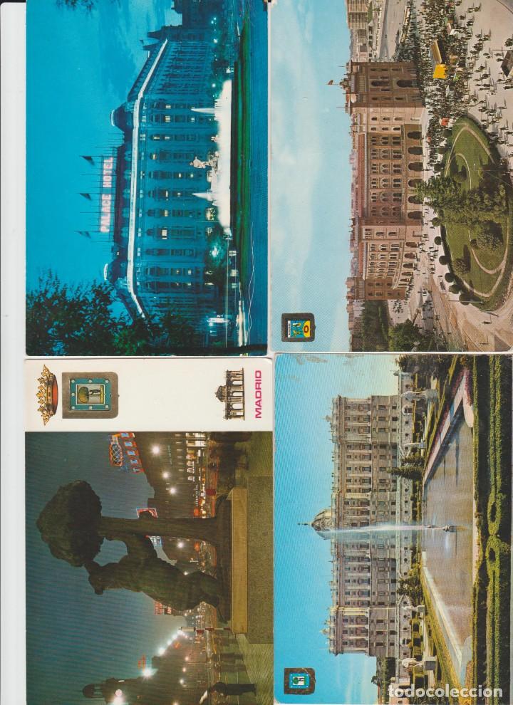 Cartoline: LOTE DE CUATRO POSTALES MADRID.USADAS.