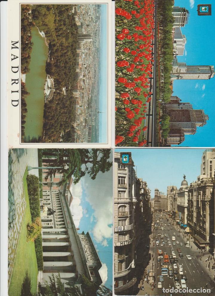 Cartoline: LOTE DE CUATRO POSTALES MADRID.USADAS.