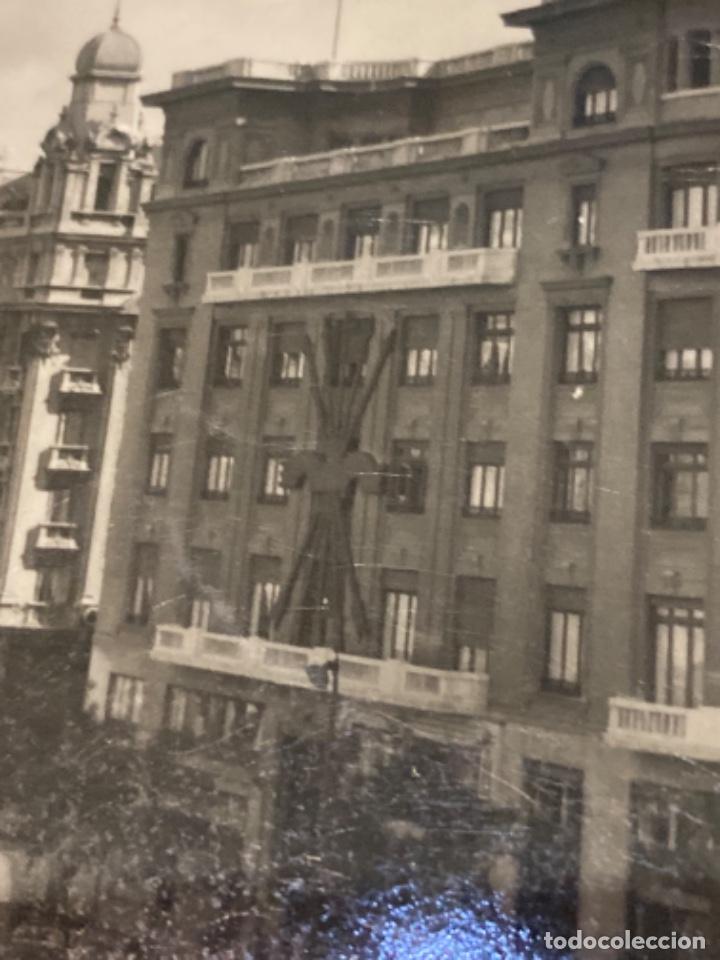 Postales: ANTIGUA POSTAL MADRID CALLE ALCALA EDIFICIO FALANGE - Foto 2
