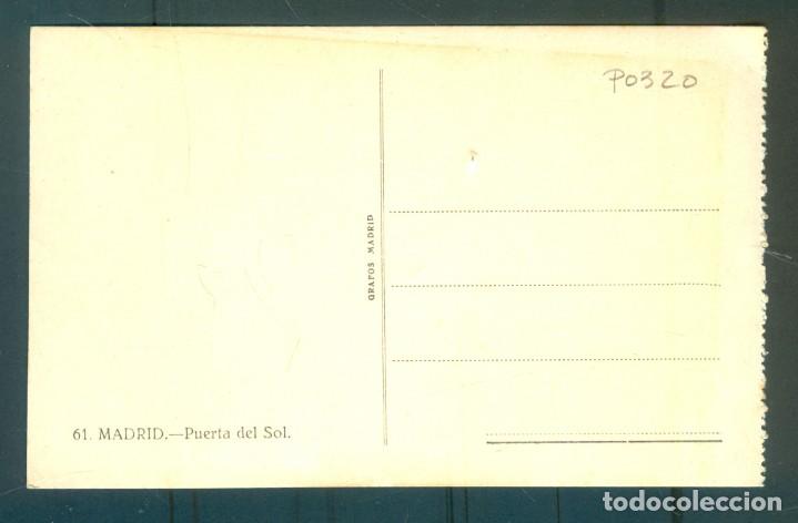 Postales: NUMULITE P0320 Postal 61 Madrid Puerta del Sol - Foto 2