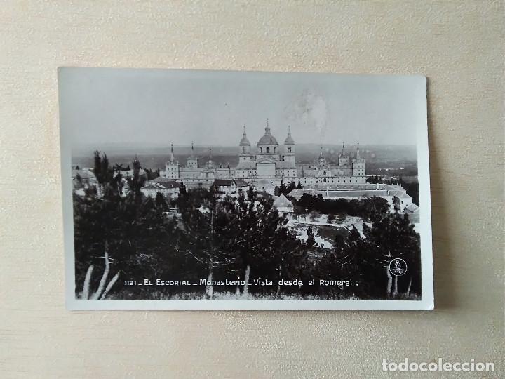 Postcards: POSTAL EL ESCORIAL MONASTERIO VISTA DESDE EL ROMERAL