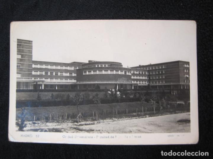Postais: MADRID-CIUDAD UNIVERSITARIA-FACULTAD DE FILOSOFIA Y LETRAS-EDICIONES ARRIBAS-POSTAL ANTIGUA-(78.097)