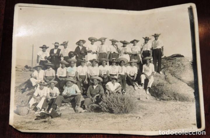 Postais: FOTOGRAFIA DE LOS CAMPEROS, SOCIEDAD DE JIRAS Y EXCURSIONISTAS, POSIBLEMENTE EN LA SIERRA DE GUADARR