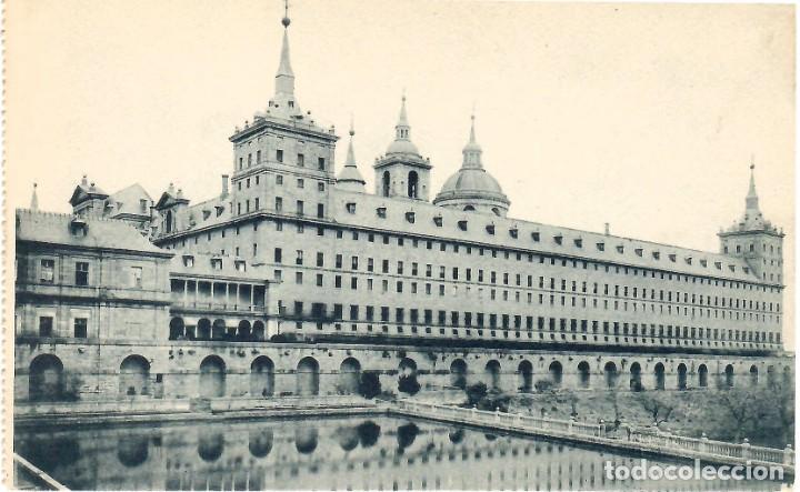 Postais: SAN LORENZO DEL ESCORIAL. Real Monasterio: Estanque de la Huerta. Sin circular. EDICI&Oacute;N TOM&Aacute;S MORA