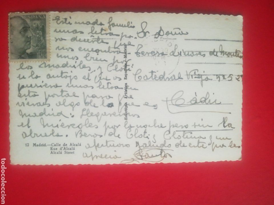 Postales: Madrid, calle de Alcal&aacute;. - Foto 2