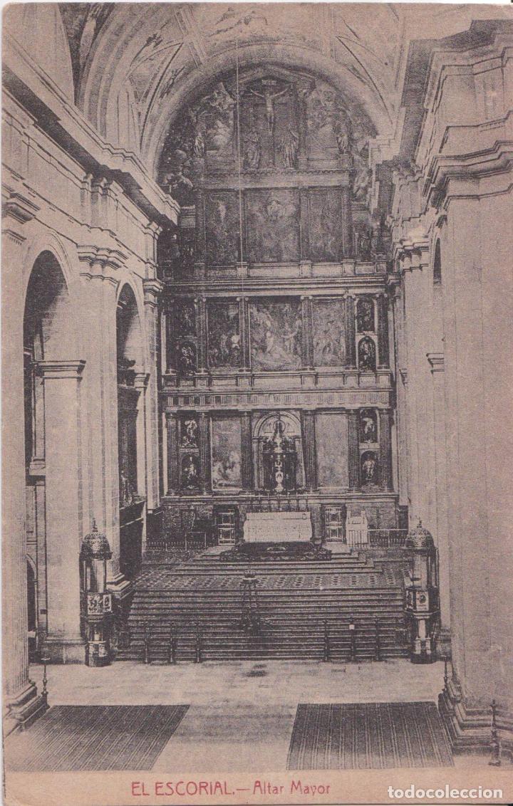 Postais: EL ESCORIAL, ALTAR MAYOR - EDICION DE HIJO DE NICOL&Aacute;S SERRANO - S/C