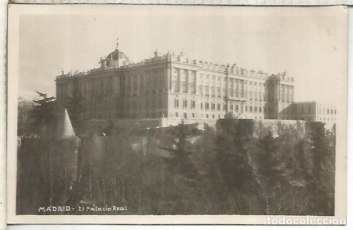 Postales: MADRID PALACIO REAL ESCRITA - Foto 1