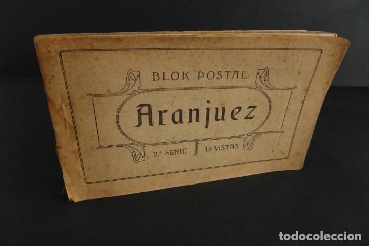 Postales: BLOK POSTAL ARANJUEZ - 2&ordf; SERIE - COMPLETA - Foto 1