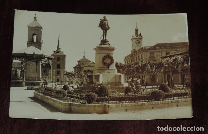 Postkarten: FOTO POSTAL DE ALCALA DE HENARES, N&ordm; 72, MONUMENTO A CERVANTES, EDICIONES ARRIBAS, NO CIRCULADA