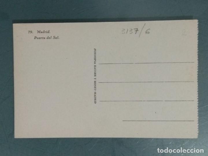 Postales: POSTAL - 79 MADRID. PUERTA DEL SOL. - Foto 2