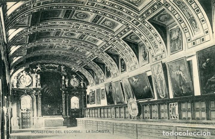Postales: POSTAL. ESCORIAL. LA SACRISTIA. SC