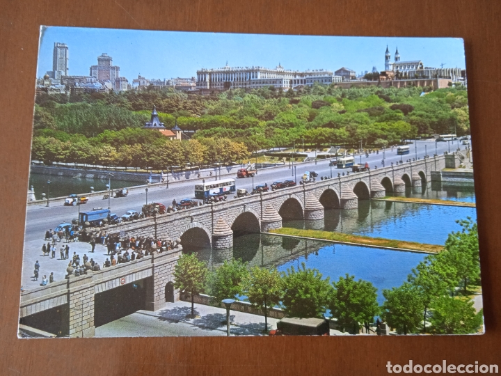 Postales: Postal MADRID. Circulada. ( Postales con coches ). - Foto 1