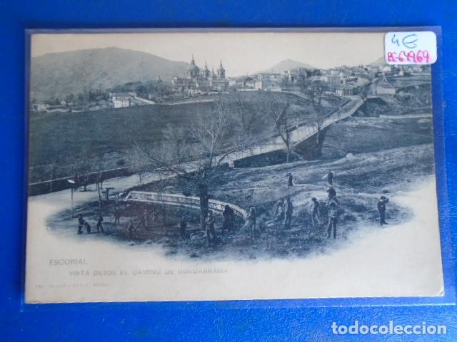 Postcards: (PS-64969)POSTAL DE ESCORIAL-VISTA DESDE EL CAMINO DE GUADARRAMA.HAUSER MENET
