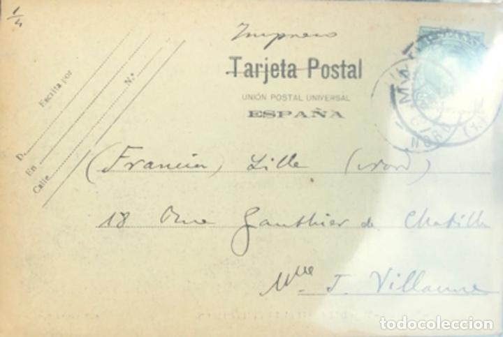 Postales: Postal de Madrid. 1903 - Foto 2