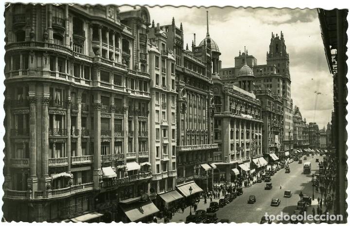 Cartes Postales: N&ordm; 42-MADRID. Avda. de Jos&eacute; Antonio. EDICIONES GARC&Iacute;A GARRABELLA