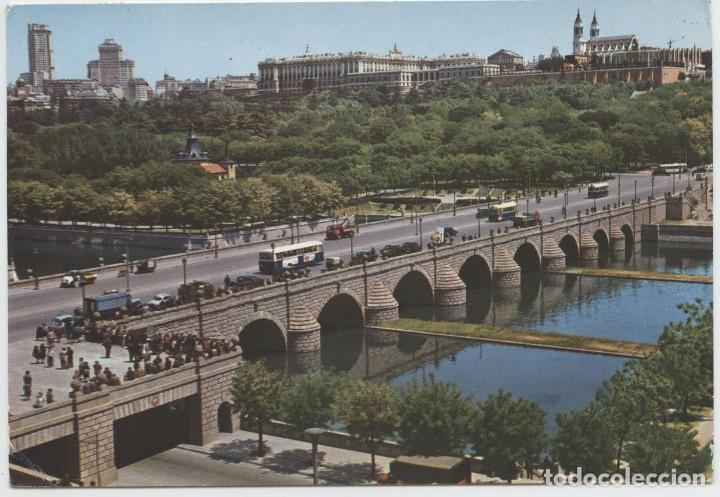 Cartes Postales: N&ordm; 81-MADRID. Puente de Segovia sobre el r&iacute;o Manzanares. ED. GARC&Iacute;A GARRABELLA