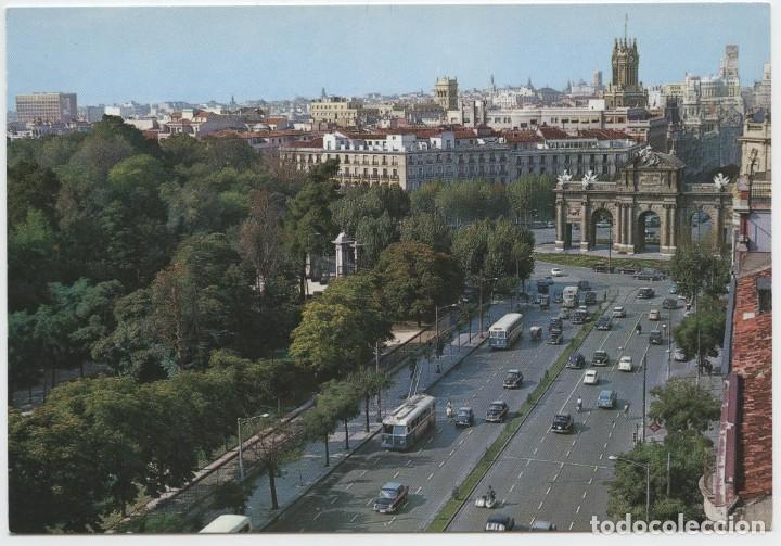 Cartes Postales: N&ordm; 76-MADRID. Panor&aacute;mica de la calle de Alcal&aacute;. ED. GARC&Iacute;A GARRABELLA