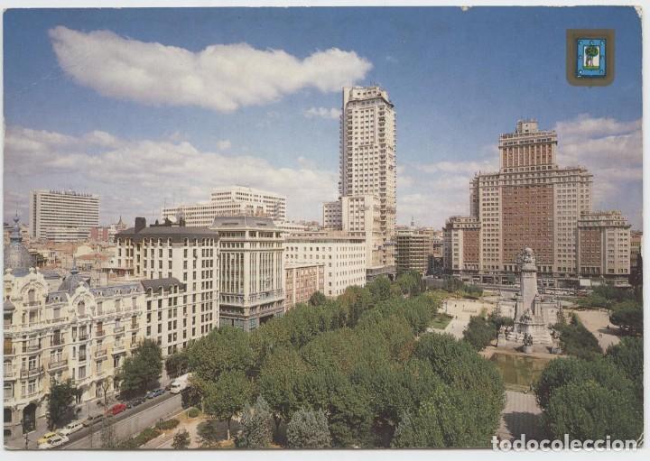 Postkarten: N&ordm; 97-MADRID. Plaza de Espa&ntilde;a. Sin circular. ED. L. DOM&Iacute;NGUEZ