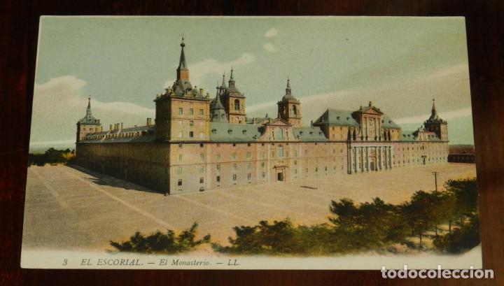 Postais: POSTAL DE EL ESCORIAL, N.3, EL MONASTERIO, ED. LL, NO CIRCULADA.