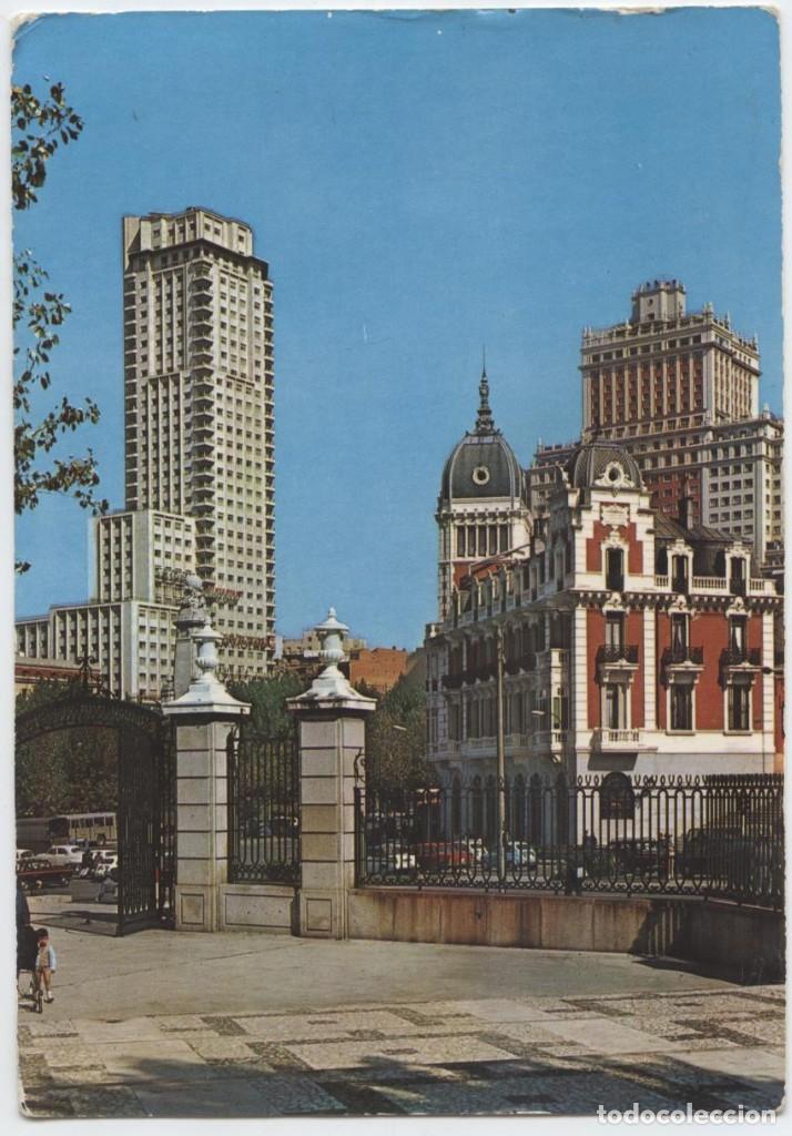 Postkarten: N&ordm; 42-MADRID. Vista parcial de la Plaza de Espa&ntilde;a. Sin circular. ED. J.L. GALLEGOS