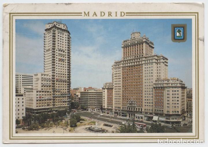 Postkarten: N&ordm; 9-MADRID. Plaza Espa&ntilde;a. Sin circular. ED. L. DOM&Iacute;NGUEZ