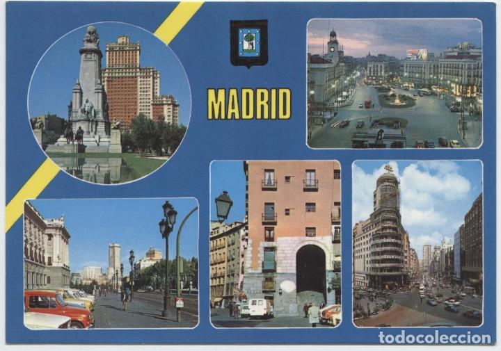 Postkarten: N&ordm; 4-MADRID. Diversos aspectos. Sin circular. ED. DOM&Iacute;NGUEZ