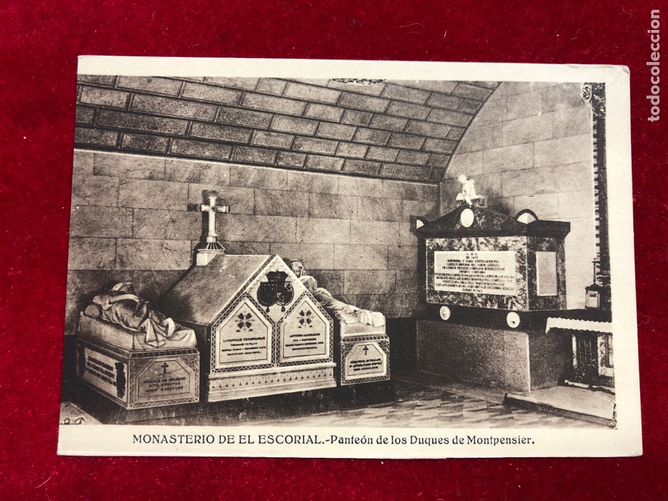 Postales: POSTAL MONASTERIO DE EL ESCORIAL.- Pante&oacute;n de los Duques de Montpensier