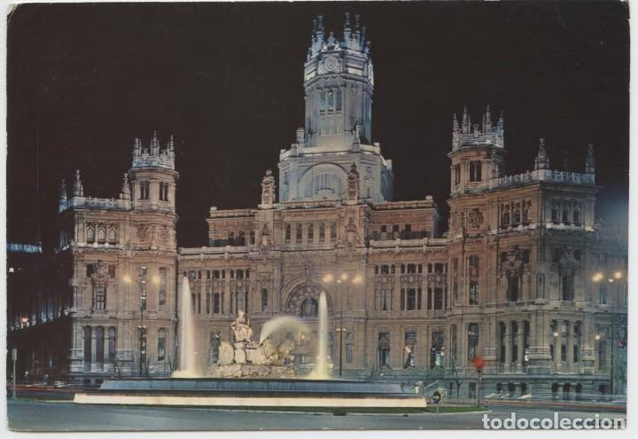 Postales: N&ordm; 429-MADRID. Cibeles y Palacio de Comunicaciones. Circulada en 1969. ED. P.M.