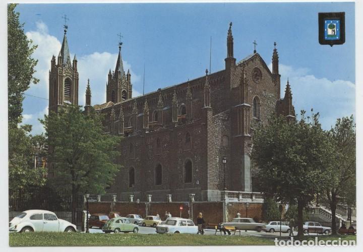 Postales: N&ordm; 2-MADRID. Iglesia de los Jer&oacute;nimos. Circulada en 1980. ED. DOM&Iacute;NGUEZ