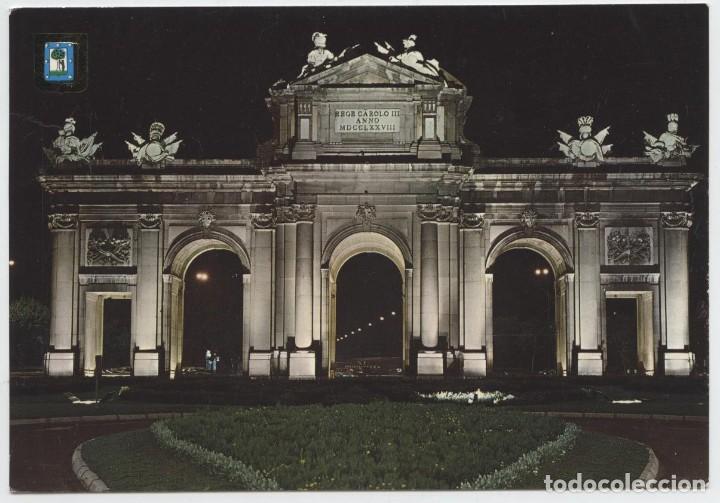 Postales: N&ordm; 58-MADRID. Puerta de Alcal&aacute;. Escrita en 1976. ED. DOM&Iacute;NGUEZ