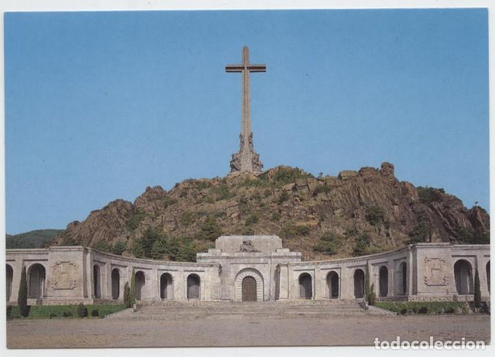 Postales: SAN LORENZO DE EL ESCORIAL. Santa Cruz del Valle de los Ca&iacute;dos. Sin circular. ED. PAT. NACIONAL