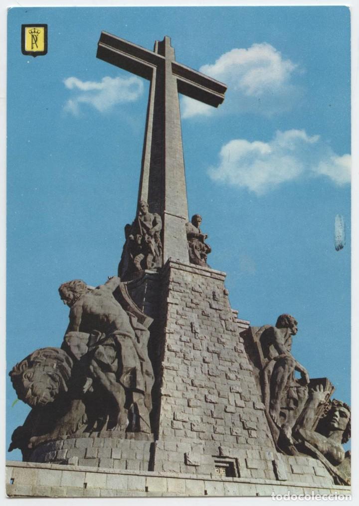 Postales: N&ordm; 55-SAN LORENZO DE EL ESCORIAL. Santa Cruz del Valle de... Escrita en 1967. ED. PAT. NACIONAL