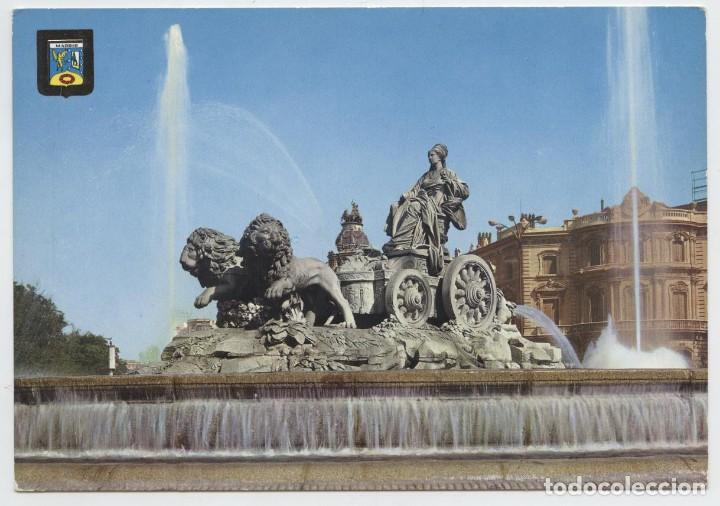 Postales: N&ordm; 206-MADRID. La Cibeles. Circulada en 1969. ED. DOM&Iacute;NGUEZ