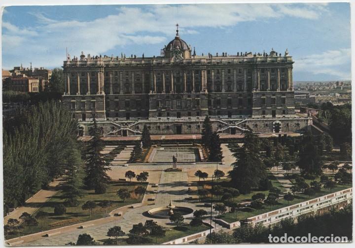Postales: N&ordm; 288-MADRID. Fachada Norte del Palacio Real. Circulada en 1972. ED. GARC&Iacute;A GARRABELLA