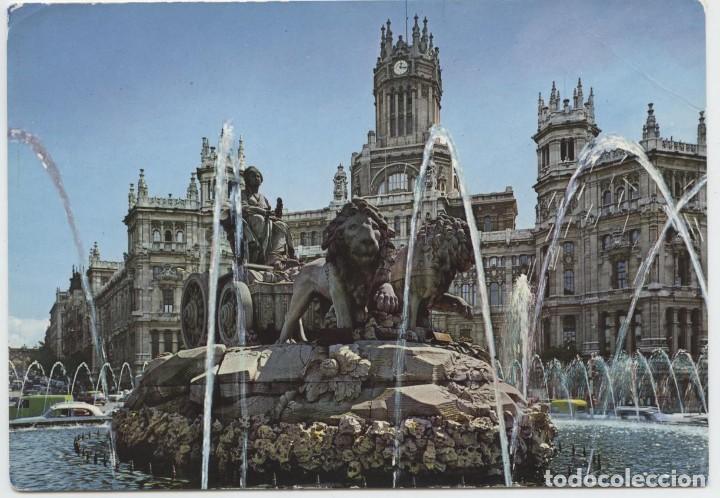 Cartes Postales: N&ordm; 64-MADRID. La Cibeles. Escrita en 1970. ED. J.L. GALLEGOS