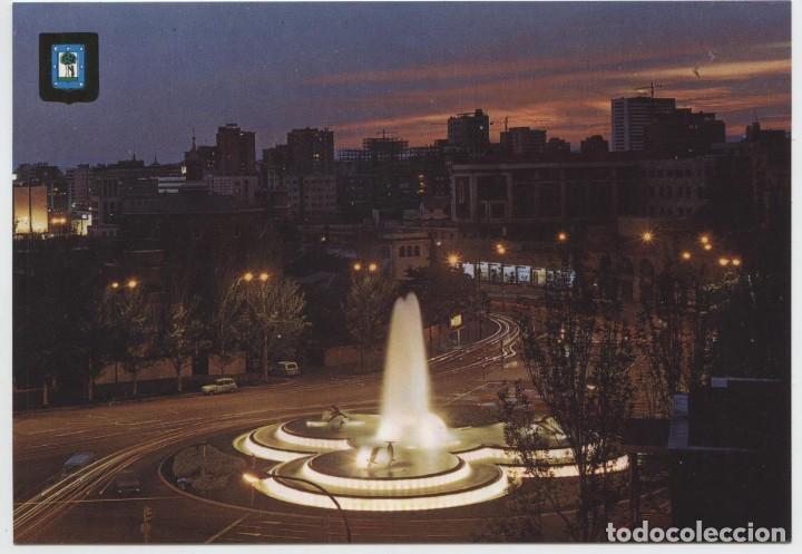 Cartes Postales: N&ordm; 117-MADRID. Plaza Rep&uacute;blica Argentina. Fuente de los Delfines. Sin circular. ED. DOM&Iacute;NGUEZ
