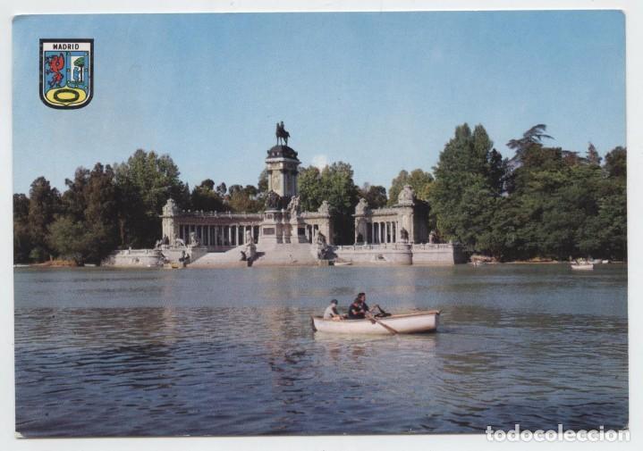 Cartes Postales: N&ordm; 14-MADRID. Estanque del Retiro. Escrita en 1966. ED. POSTAL OSCAR COLOR