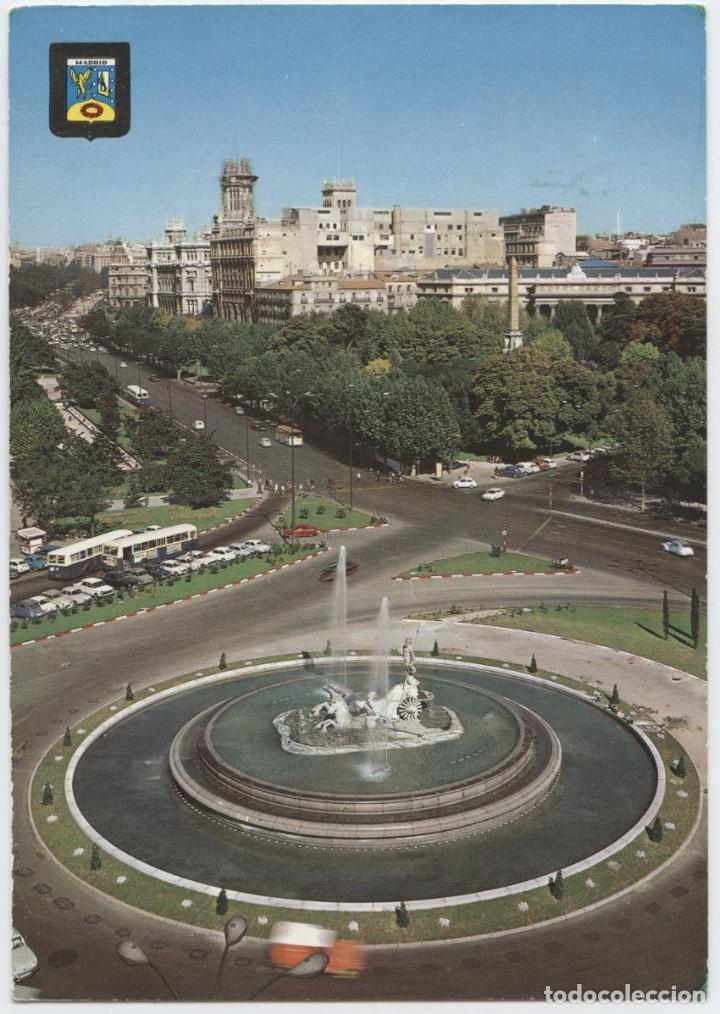 Cartes Postales: N&ordm; 211-MADRID. Fuente de Neptuno. ED. DOM&Iacute;NGUEZ.