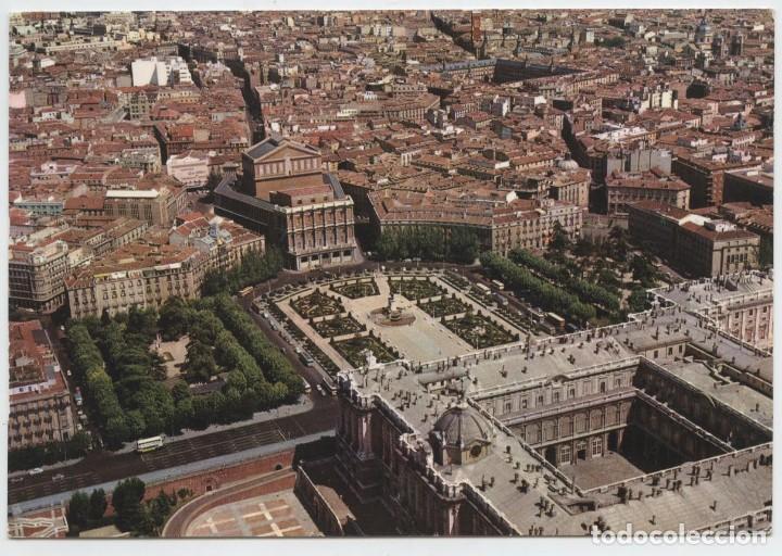 Postais: N&ordm; 549-MADRID. Vista a&eacute;rea. Plaza de Oriente. Escrita en 1967. EDICIONES ALARDE
